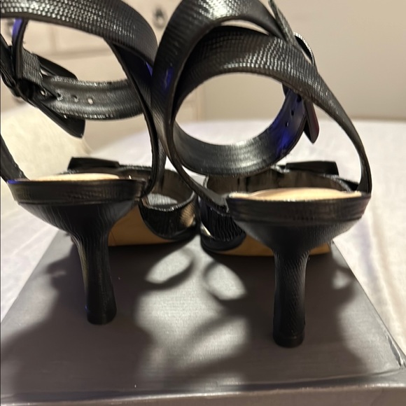 Vince Camuto Elegant Black Strappy Heels - Picture 2 of 8